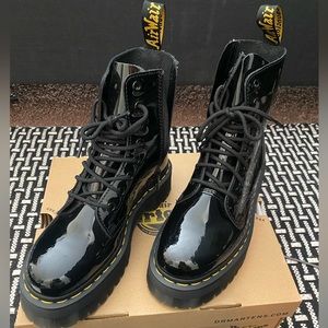 Dr martens paten leather Jadon boots
